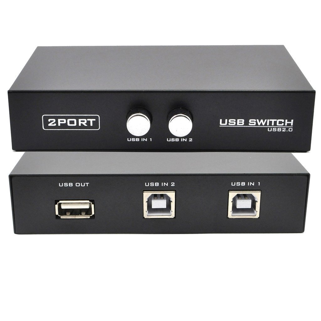 USB SWITCH 2 port printer سوییچ۲پرت پرینتر